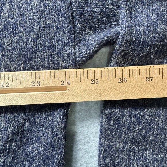 Vintage Woolrich Wool Blend Handframed Heavy Pullover Sweater XL Ash Navy - Picture 6 of 8